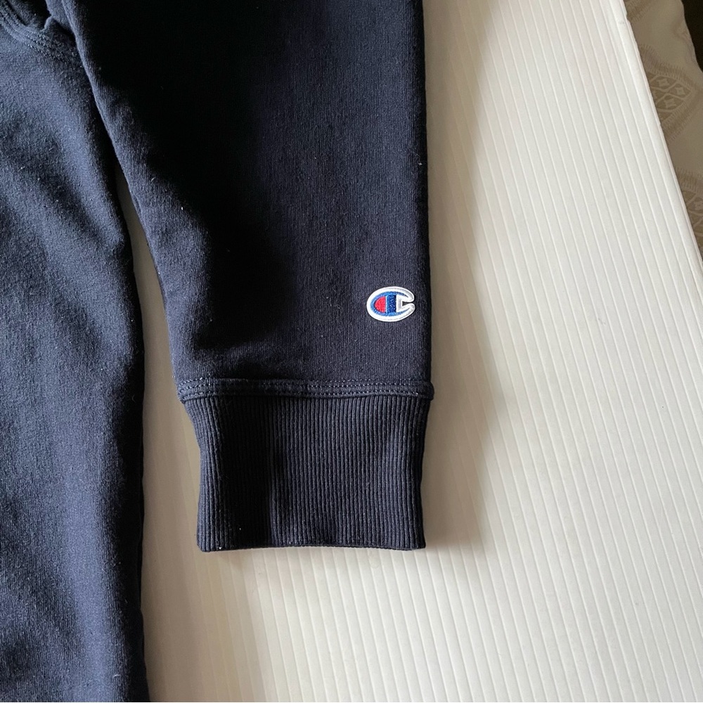 Champion Mens Pullover Hoodie Navy Blue Size 2XL - Picture 4 of 9